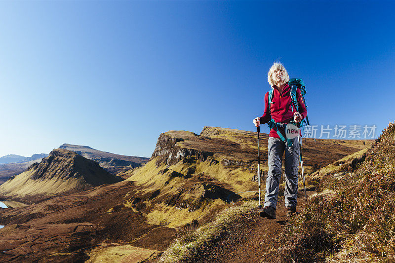 苏格兰斯凯的Quiraing Trail